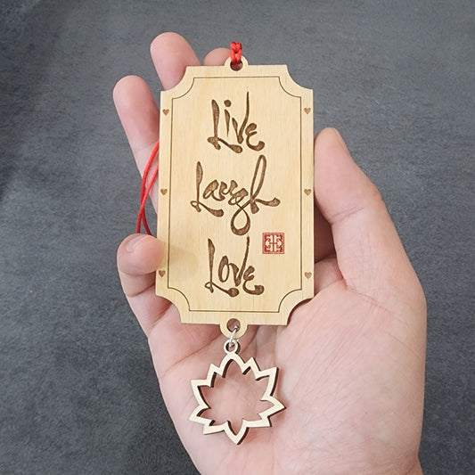 "Live Laugh Love" Car Hanging Ornament