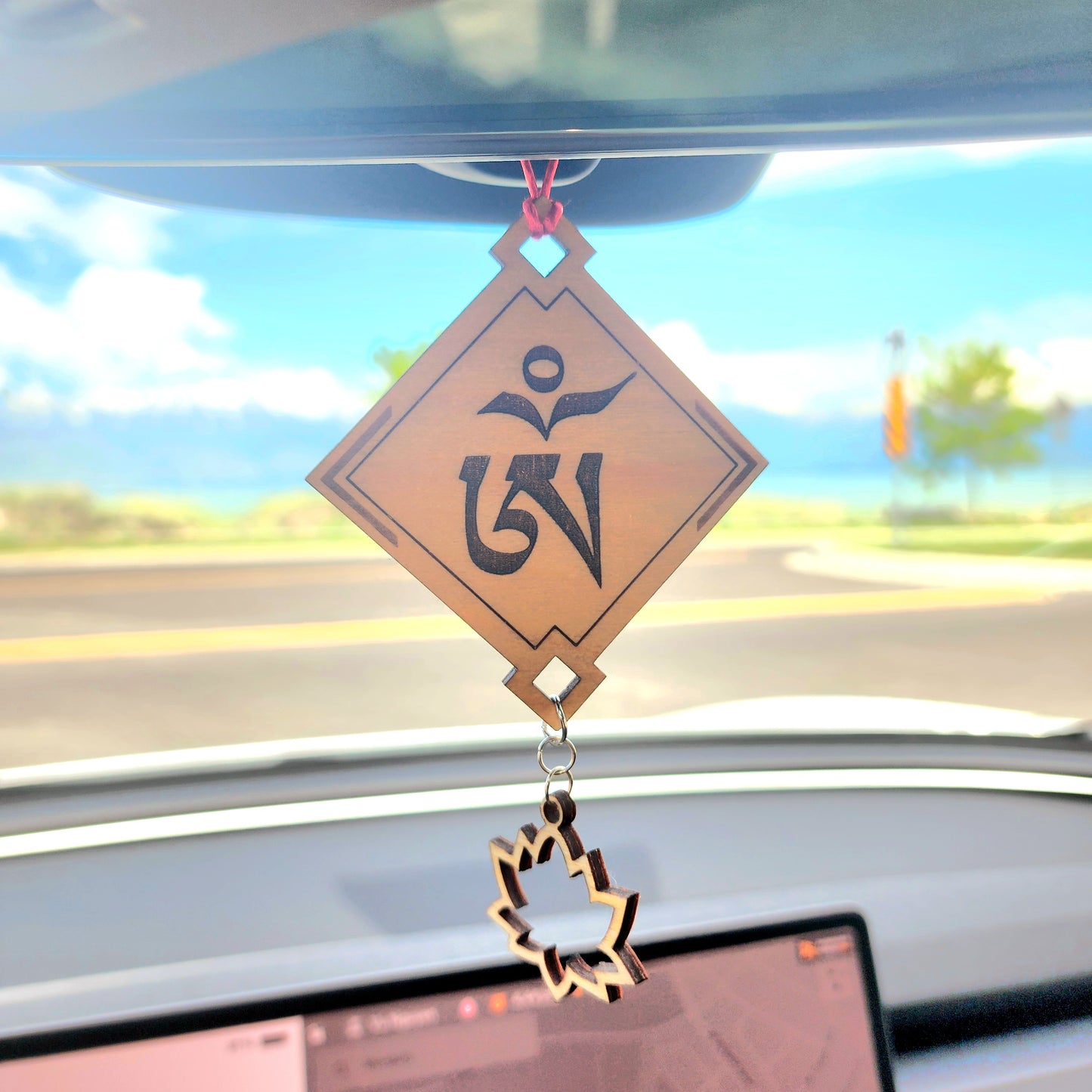 "Om" Tibetan Car Hanging Ornament