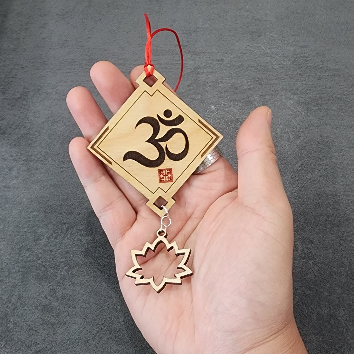 "Om" Sanskrit Car Hanging Ornament